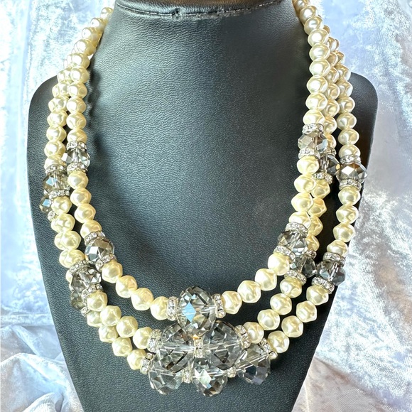 K By Design Diva Collection Baroque Pearl Statement Necklace - Picture 5 of 8